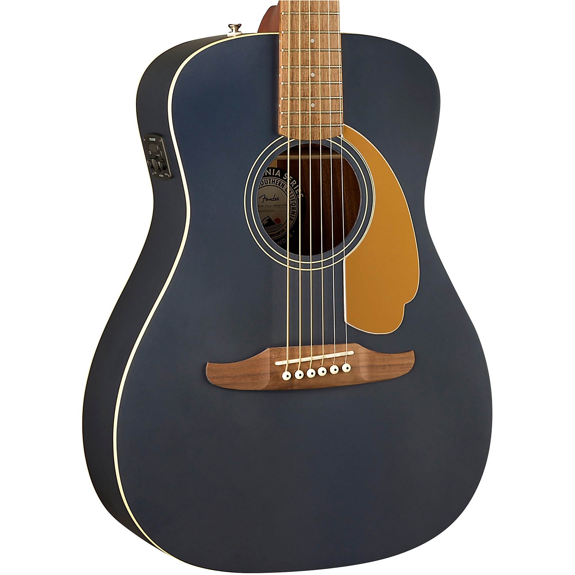 Fender California Malibu Player Acoustic-Electric Guitar Midnight