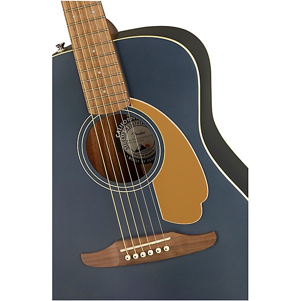 Fender California Malibu Player Acoustic-Electric Guitar Midnight Satin