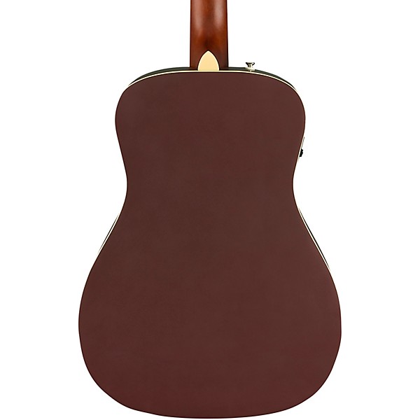 Fender California Malibu Player Acoustic-Electric Guitar Burgundy Satin