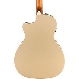 Clearance Fender California Newporter Player Acoustic-Electric Guitar Champagne