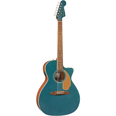 Fender California Newporter Player Acoustic-Electric Guitar Ocean Teal Satin for sale