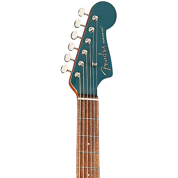 Fender California Newporter Player Acoustic-Electric Guitar Ocean Teal Satin