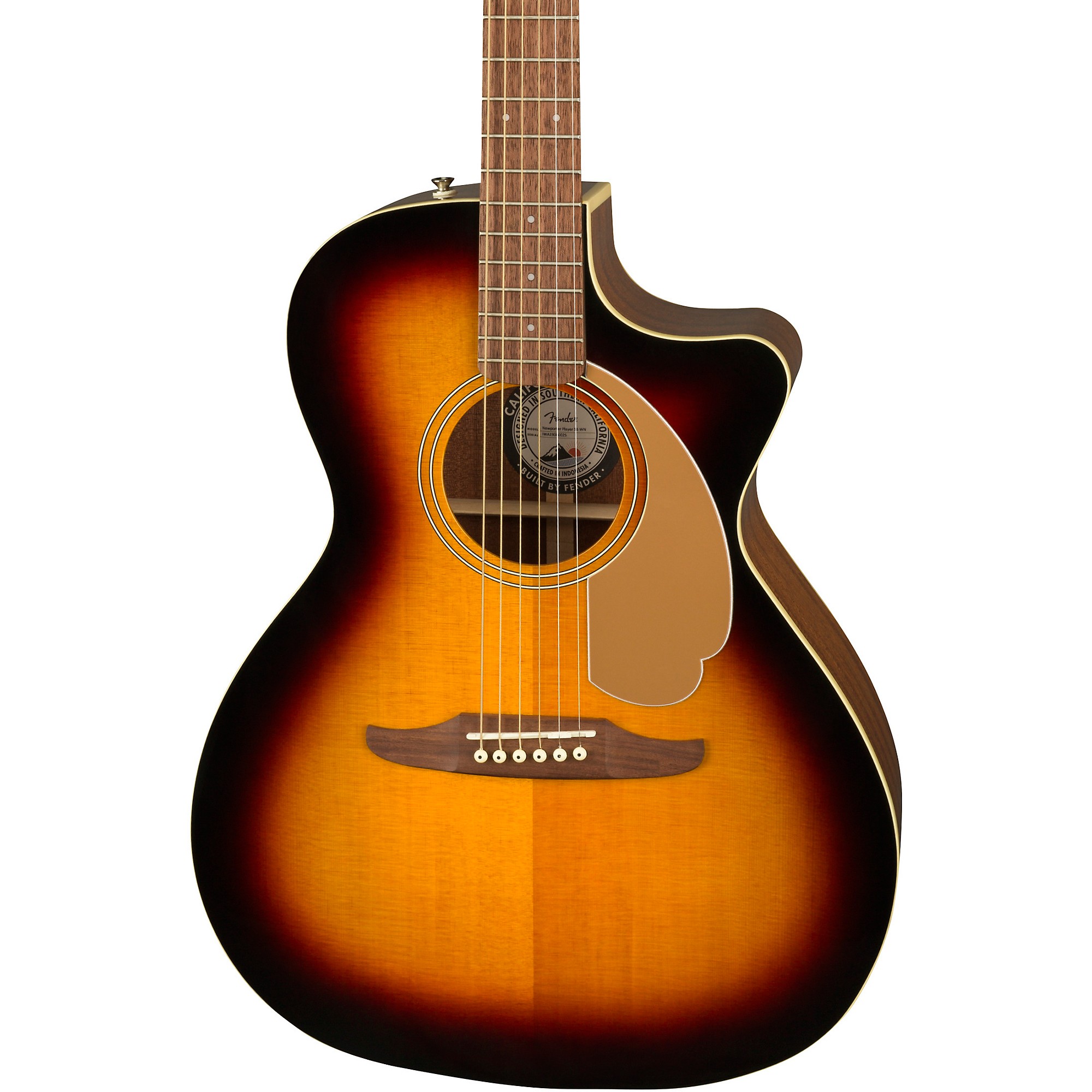 Fender California Newporter Player Acoustic-Electric Guitar 