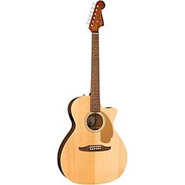 Open Box Fender California Newporter Player Acoustic-Electric Guitar Level 2 Natural 194744832697