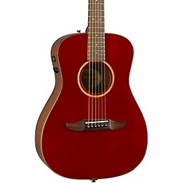 Open Box Fender California Malibu Classic Acoustic-Electric Guitar Level 2 Hot Rod Red Metallic 190839863355