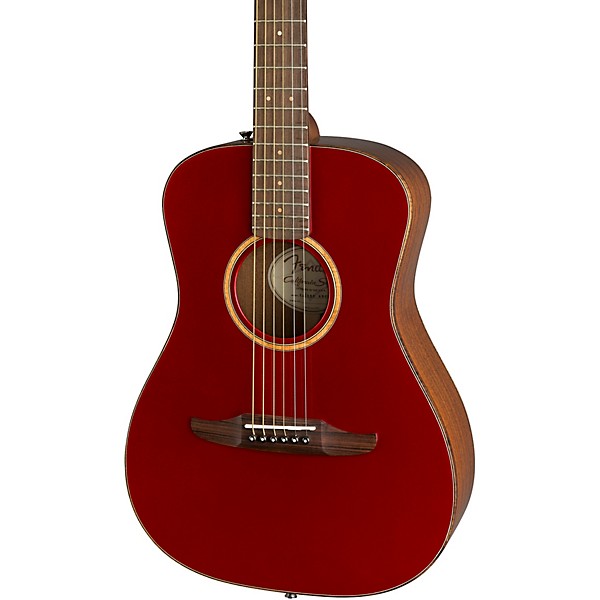 Open Box Fender California Malibu Classic Acoustic-Electric Guitar Level 2 Hot Rod Red Metallic 190839861382