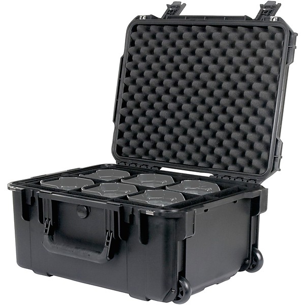 American DJ Element PC6 Waterproof Case for 6 Element PAR Lighting Fixtures Black
