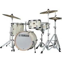 Yamaha Stage Custom Birch 3-Piece Bop Shell Pack Natural Wood Yamaha Stage Custom Birch 3-Piece Bop Shell Pack Classic White