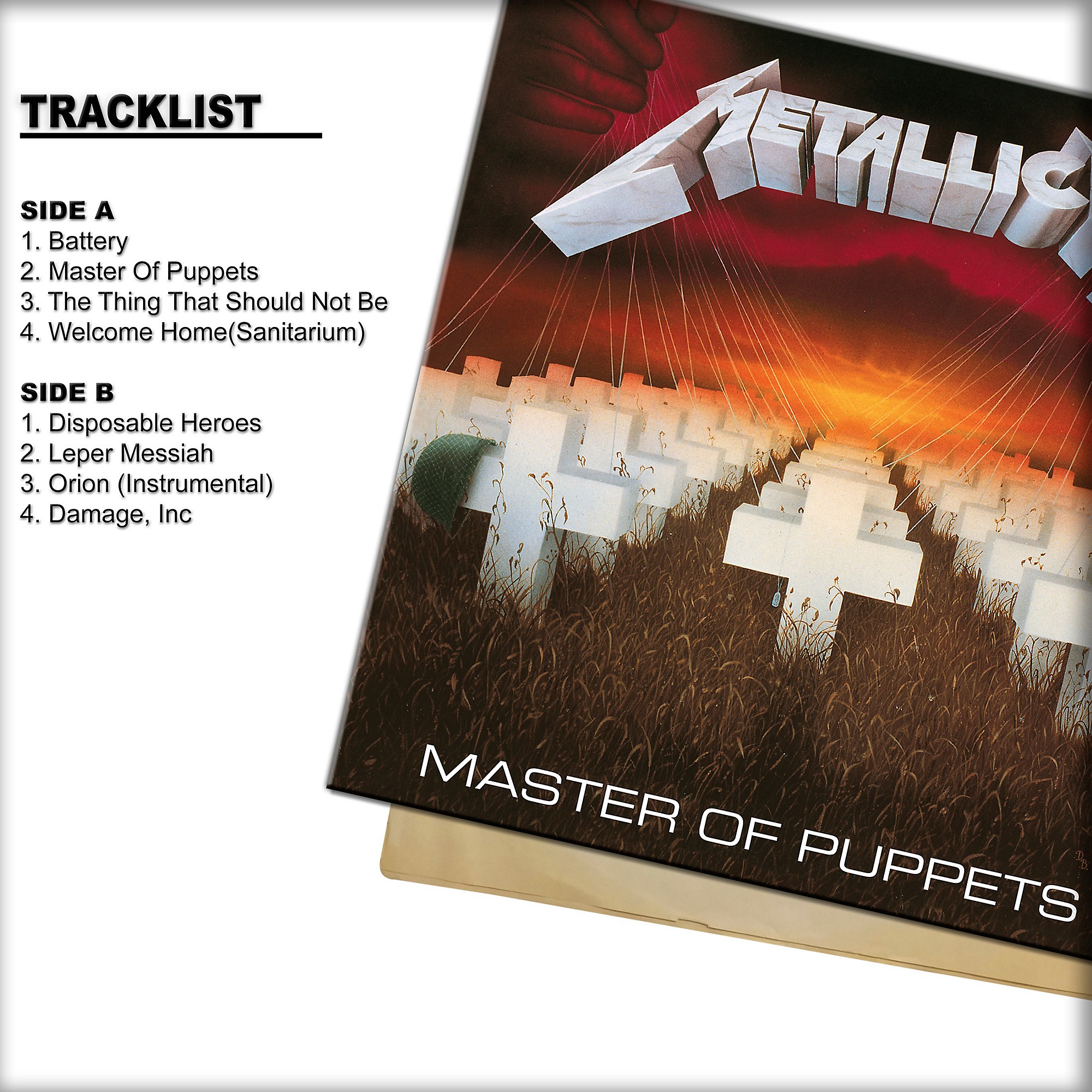 Vinilo Metallica Master Of Puppets Nuevo Sellado