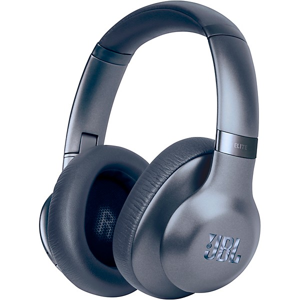Open Box JBL Everest 750 Around Ear Wireless Noise Cancelling Headphones Level 1 Blue