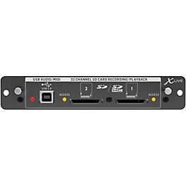 Behringer X-LIVE X32 Expansion Card for 32-Channel SD Card and USB Recording