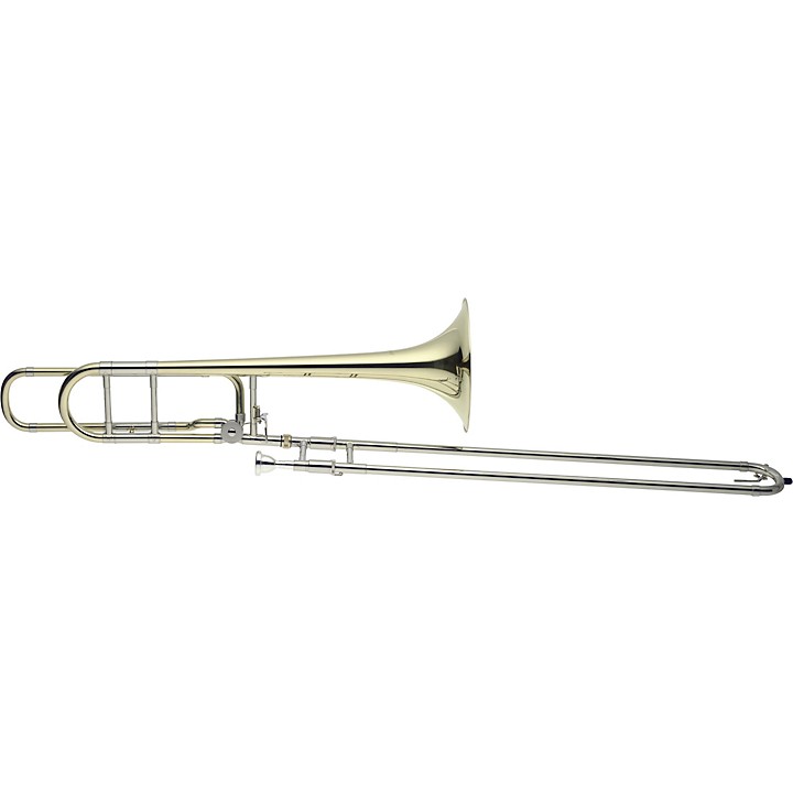 Levante LV-TB5415 Professional Bb/F Large Bore Trombone Clear Lacquer ...