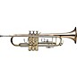 Levante LV-TR6305 Bb Professional Trumpet with Monel Valves - Gold Brass Clear Lacquer Gold Brass Bell thumbnail