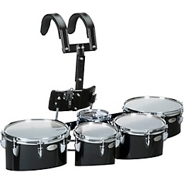 Open Box Sound Percussion Labs Birch Marching Quads with Carrier 8/10/12/13 Level 1  Black