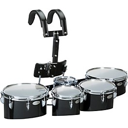 Open Box Sound Percussion Labs Birch Marching Quads with Carrier 8/10/12/13 Level 1  Black