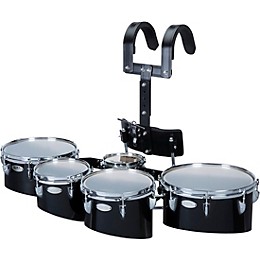 Open Box Sound Percussion Labs Birch Marching Quads with Carrier 8/10/12/13 Level 1  Black