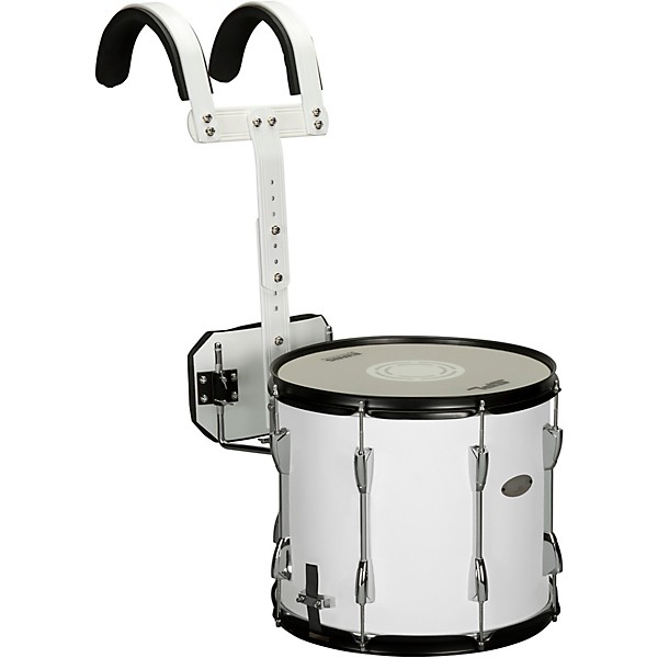 Open Box Sound Percussion Labs Marching Snare Drum with Carrier Level 1 14 x 12 in. White