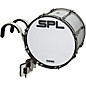 Sound Percussion Labs Birch Marching Bass Drum with Carrier - White 18 x 14 in. thumbnail