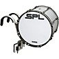 Sound Percussion Labs Birch Marching Bass Drum with Carrier - White 20 x 14 in. thumbnail
