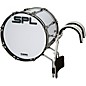 Sound Percussion Labs Birch Marching Bass Drum with Carrier - White 20 x 14 in.