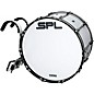 Sound Percussion Labs Birch Marching Bass Drum with Carrier - White 22 x 14 in. thumbnail