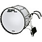 Sound Percussion Labs Birch Marching Bass Drum with Carrier - White 26 x 14 in.