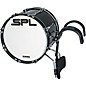 Sound Percussion Labs Birch Marching Bass Drum with Carrier - Black 18 x 14 in.