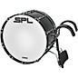 Sound Percussion Labs Birch Marching Bass Drum with Carrier - Black 22 x 14 in.