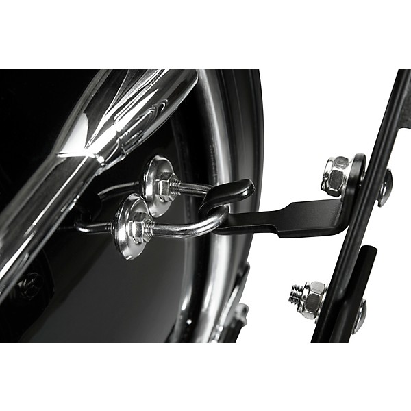 Sound Percussion Labs Birch Marching Bass Drum with Carrier - Black 22 x 14 in.