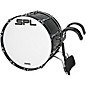 Sound Percussion Labs Birch Marching Bass Drum with Carrier - Black 24 x 14 in.