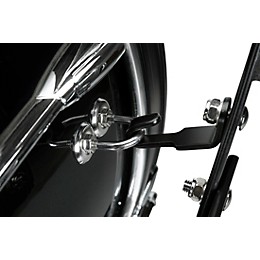 Sound Percussion Labs Birch Marching Bass Drum with Carrier - Black 26 x 14 in.