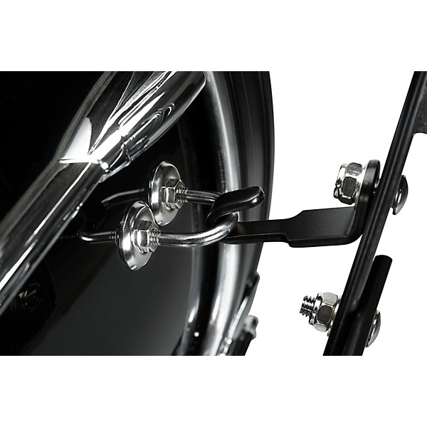 Sound Percussion Labs Birch Marching Bass Drum with Carrier - Black 26 x 14 in.