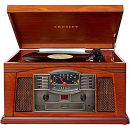 Open Box Crosley Lancaster Entertainment Center with Bluetooth Level 2 Paprika 190839612687