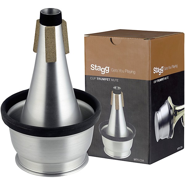 Stagg Aluminum Cup Mute for Trumpet Aluminum