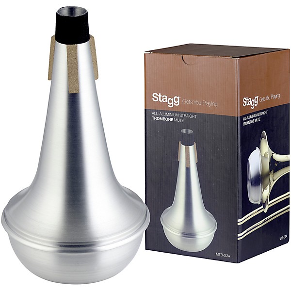 Stagg Aluminum Straight Mute for Trombone Aluminum