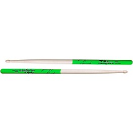 Zildjian Maple Green DIP Drum Sticks 5B Wood Zildjian Maple Green DIP Drum Sticks 5B Wood