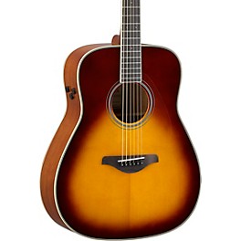 Yamaha FG-TA TransAcoustic Dreadnought Acou... Yamaha FG-TA TransAcoustic Dreadnought Acoustic-Electric Guitar Brown Sunburst