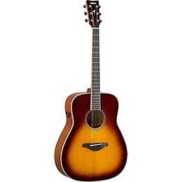 Yamaha FG-TA TransAcoustic Dreadnought Acoustic-Electric Guitar Brown Sunburst