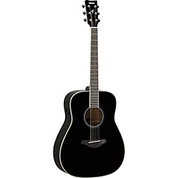 Yamaha FG-TA TransAcoustic Dreadnought Acoustic-Electric Guitar Black