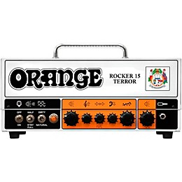 Open Box Orange Amplifiers Rocker 15 Terror 15W Tube Guitar Amp Head Level 2 White 194744528248