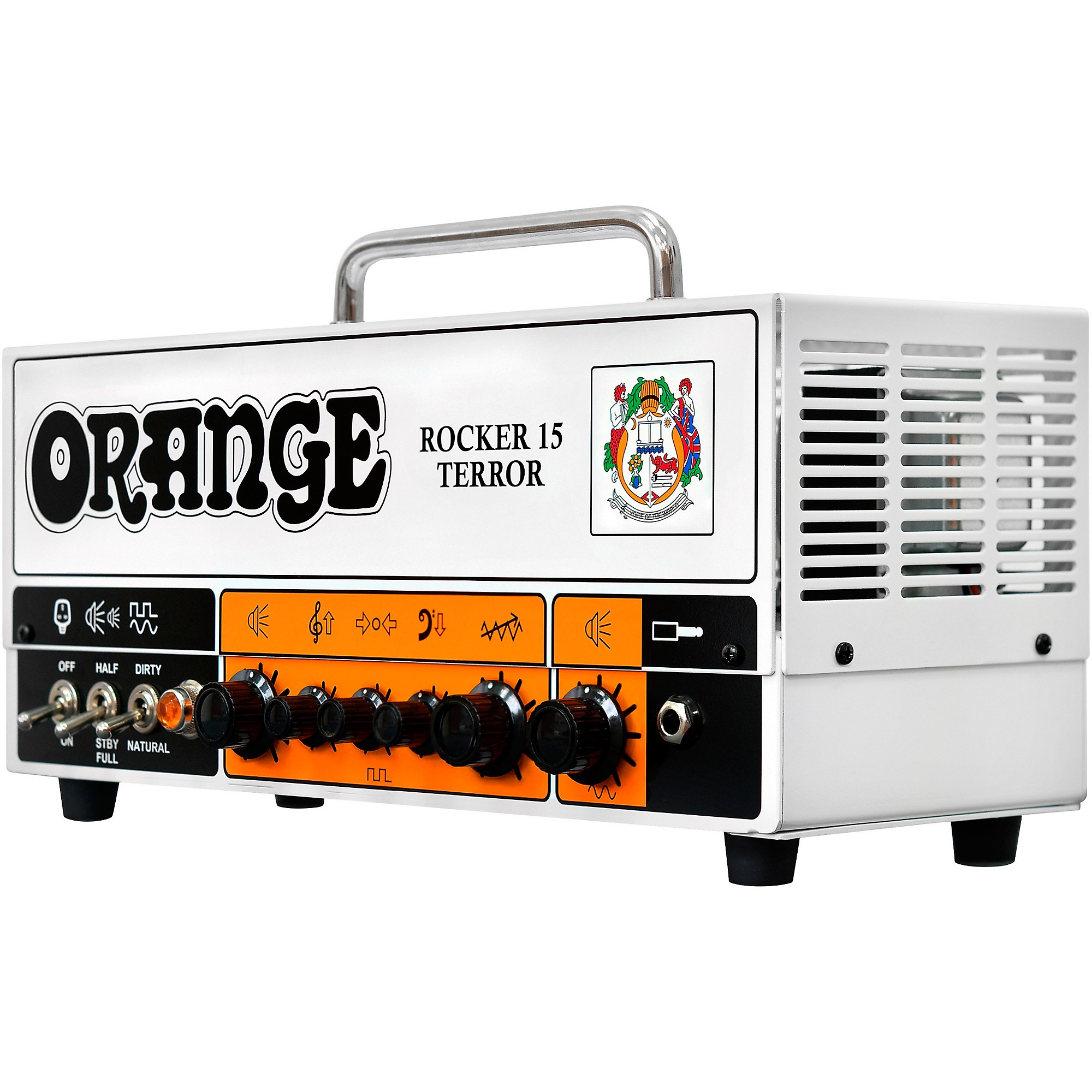 Kit guitare électrique + amplificateur 15w + acccessoires - orange - johnny  brooks jb407 - Conforama