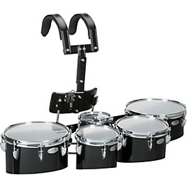 Sound Percussion Labs Birch Marching Quints wi... Sound Percussion Labs Birch Marching Quints with Carrier 6/8/10/12/13 Black