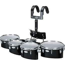 Sound Percussion Labs Birch Marching Quints with Carrier 6/8/10/12/13 Black