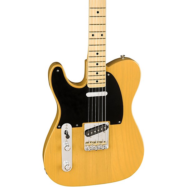 Fender American Original '50s Telecaster Left-Handed Maple Fingerboard Electric Guitar Butterscotch Blonde