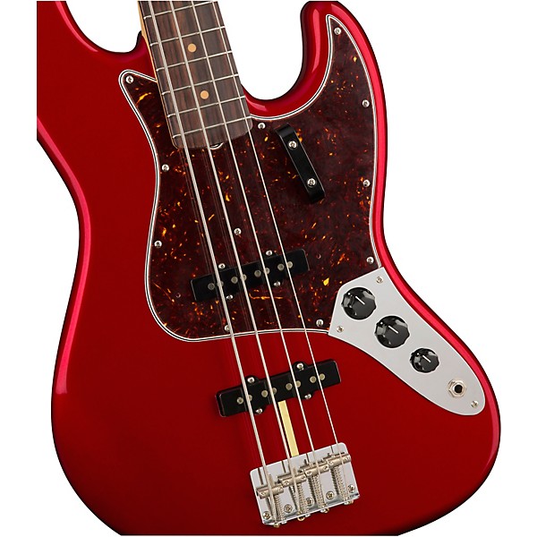 Fender American Original '60s Jazz Bass Rosewood Fingerboard Candy Apple Red