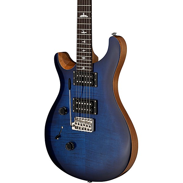 PRS SE Custom 24 Lefty Electric Guitar Faded Blue Burst