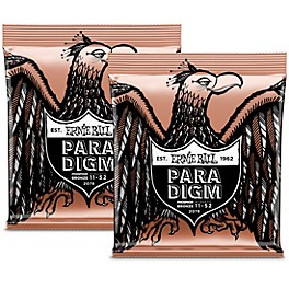 Ernie Ball Paradigm Phosphor Bronze Acoustic Guitar Strings Light Bundle (2-Pack)