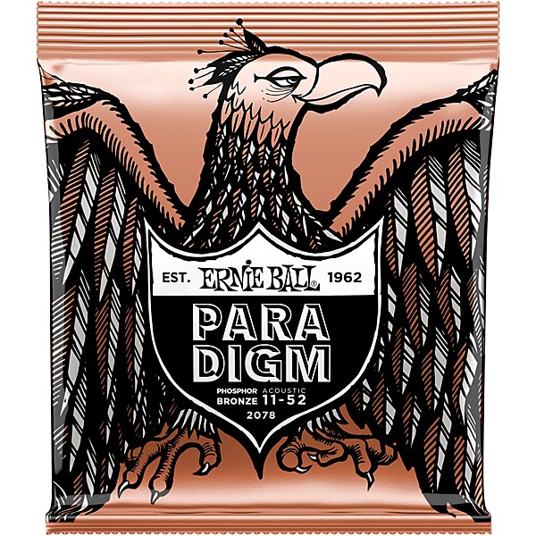 Ernie Ball Paradigm Phosphor Bronze Acoustic Guitar Strings Light Bundle (2-Pack)