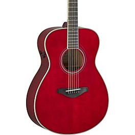 Yamaha FS-TA TransAcoustic Concert Acoustic-Electric ... Yamaha FS-TA TransAcoustic Concert Acoustic-Electric Guitar Ruby Red