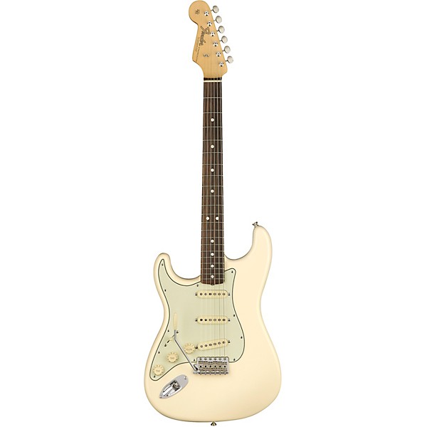 Fender American Original '60s Stratocaster Left-Handed Rosewood Fingerboard Electric Guitar Olympic White